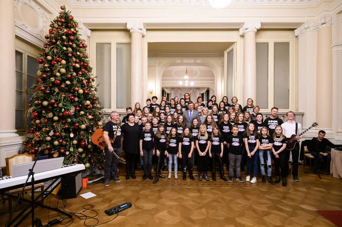 Predsednik republike je priredil sprejem ob podelitvi priznanj Faca leta 2019